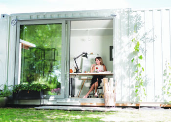 Mon bureau dans le jardin