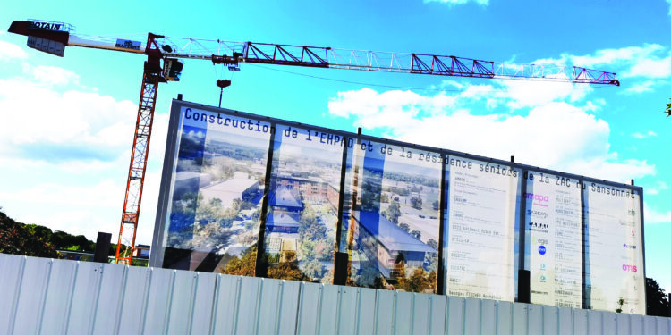 Le chantier ne reprend pas