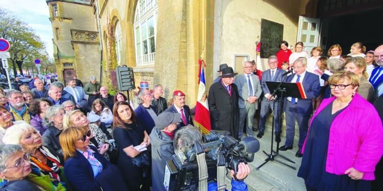 Metz rend hommage à 400 enfants déportés