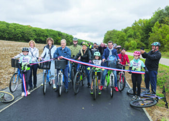 La nouvelle piste cyclable entre Woippy et Saulny