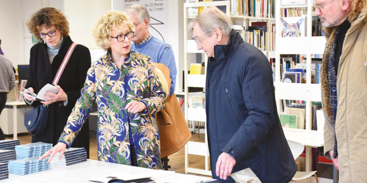 Visite officielle De François Grosdidier, Maire de Metz et Président de l'Eurométropole de Metz à l'occasion de l'inauguration des nouveaux espaces pédagogiques de l'ÉSAL, le 4 mars 2023.