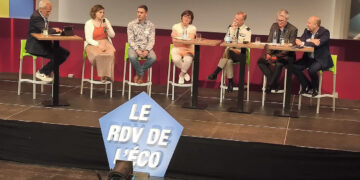 uy Keckhut animait la table ronde sur l’intergénérationnel lors des Rendez-vous de l’Éco à Créhange.