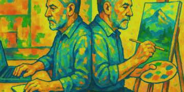 Salarié en fin de carrière travaillant à temps partiel dans le cadre de la retraite progressive