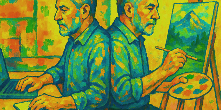 Salarié en fin de carrière travaillant à temps partiel dans le cadre de la retraite progressive