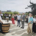 Arnaud Stapurewicz lors de l’inauguration du Domaine La Joyeuse à Ancy-Dornot