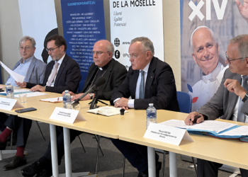Conférence de presse sur la visite du pape Léon XIV à Metz le 28 septembre 2026