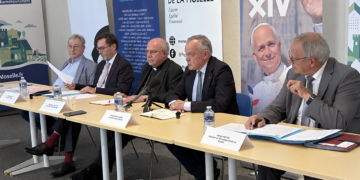 Conférence de presse sur la visite du pape Léon XIV à Metz le 28 septembre 2026
